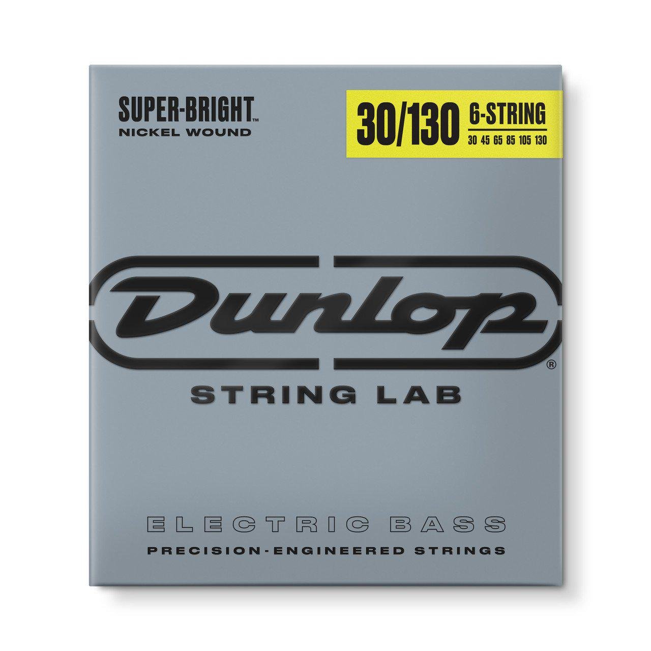 Струны для 6-струнной бас-гитары Dunlop DBSBN30130 Super Bright Nickel (123848)