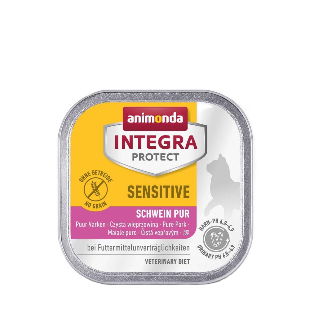Корм влажный для кошек Integra Protect Sensitiv Pure Pork с пищевой непереносимостью свинина 100 г (2528296624)