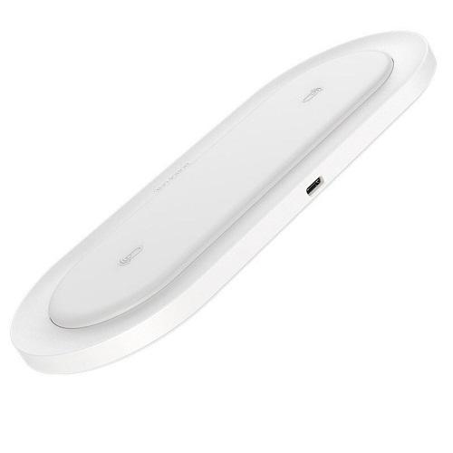 Беспроводное зарядное устройство для Borofone BQ7 Prominent dual 10W 18W 2А White (554070) Беспроводное зарядное устройство для Borofone BQ7 Prominent dual 10W 18W 2А White (554070)