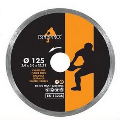 Диск алмазный сплошной по керамике Reflex Ø 230x5x2,5x22,2/25,4/30,00 мм (68230) Диск алмазный сплошной по керамике Reflex Ø 230x5x2,5x22,2/25,4/30,00 мм (68230)