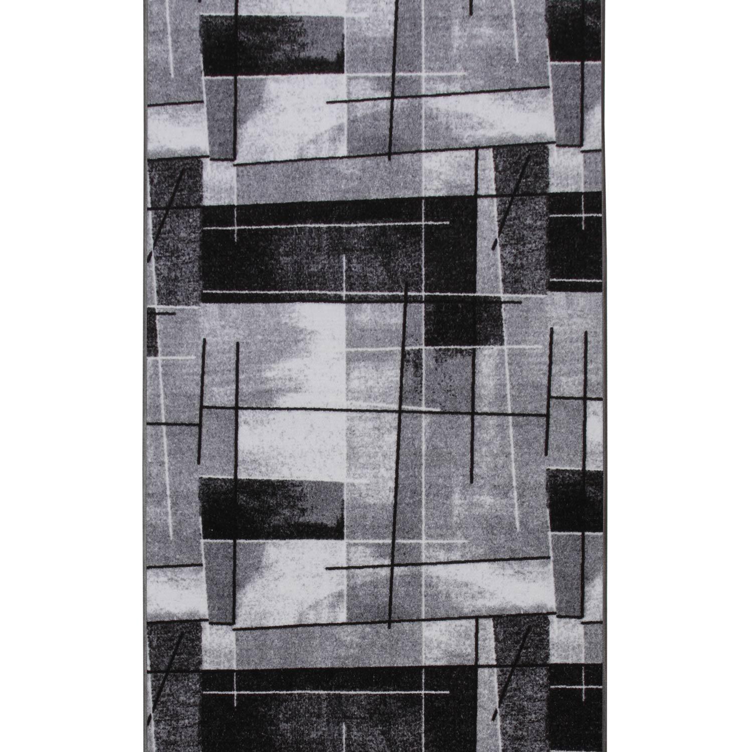 Ковер безворсовый на войлочной основе DAKARIA Print Run Стекло-p8 2x2 м Серый (00-00023313) Ковер безворсовый на войлочной основе DAKARIA Print Run Стекло-p8 2x2 м Серый (00-00023313)