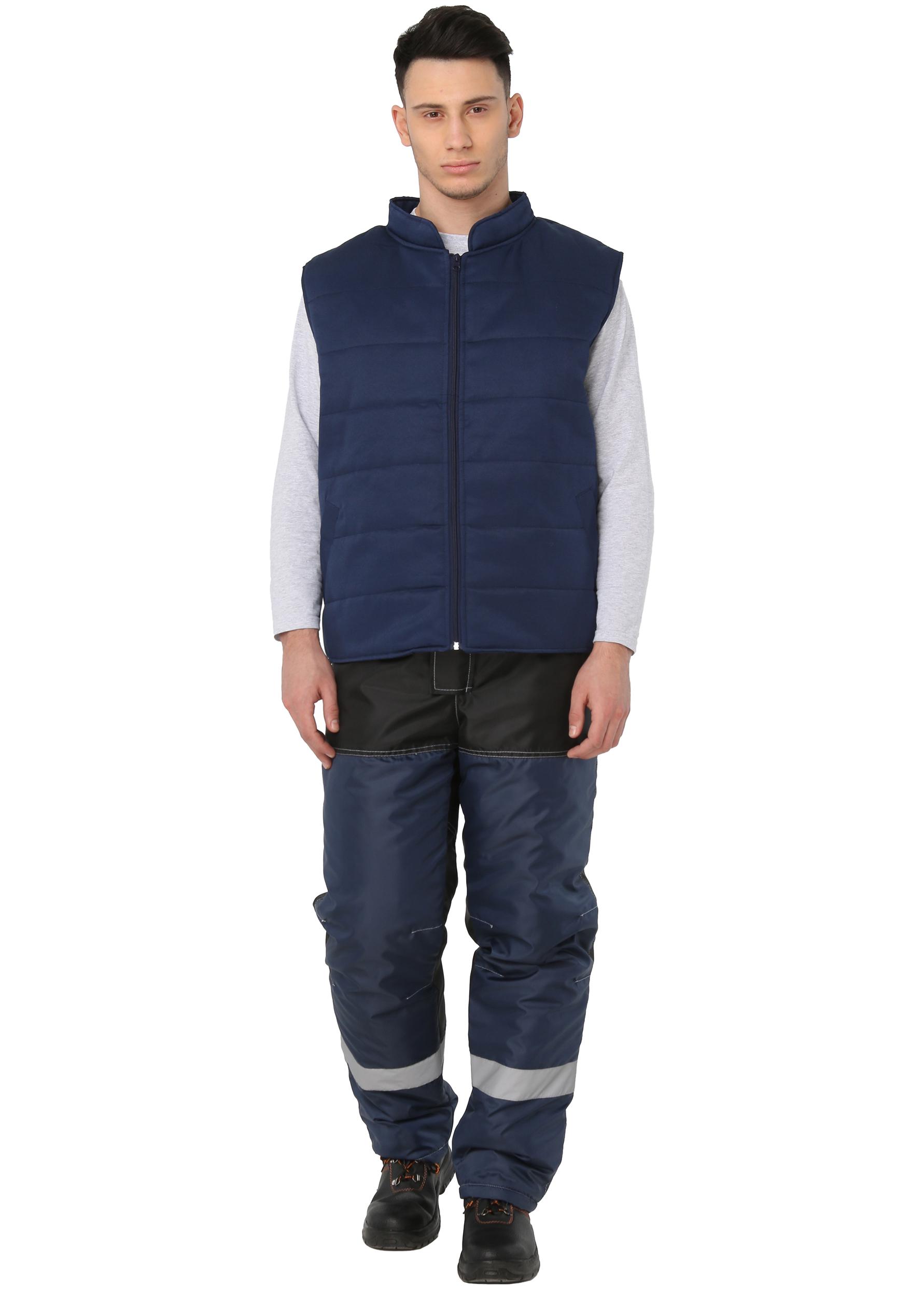 Жилет утепленный рабочий 220227 р. 60/62 Синий (22022713) - фото 2