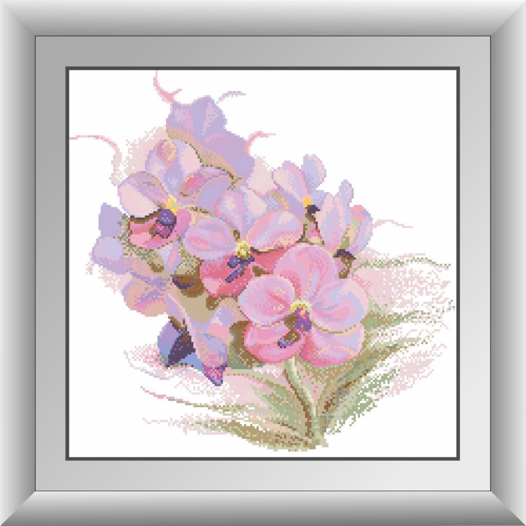 Алмазная мозаика Dream Art Орхидея 46x46 см (DA.30434)