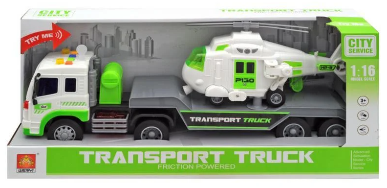 Машинка іграшкова Трейлеровоз Kinsmart Chevrolet Bel Air 1957 KT5323W 16х8х7 см (MTT-95635)