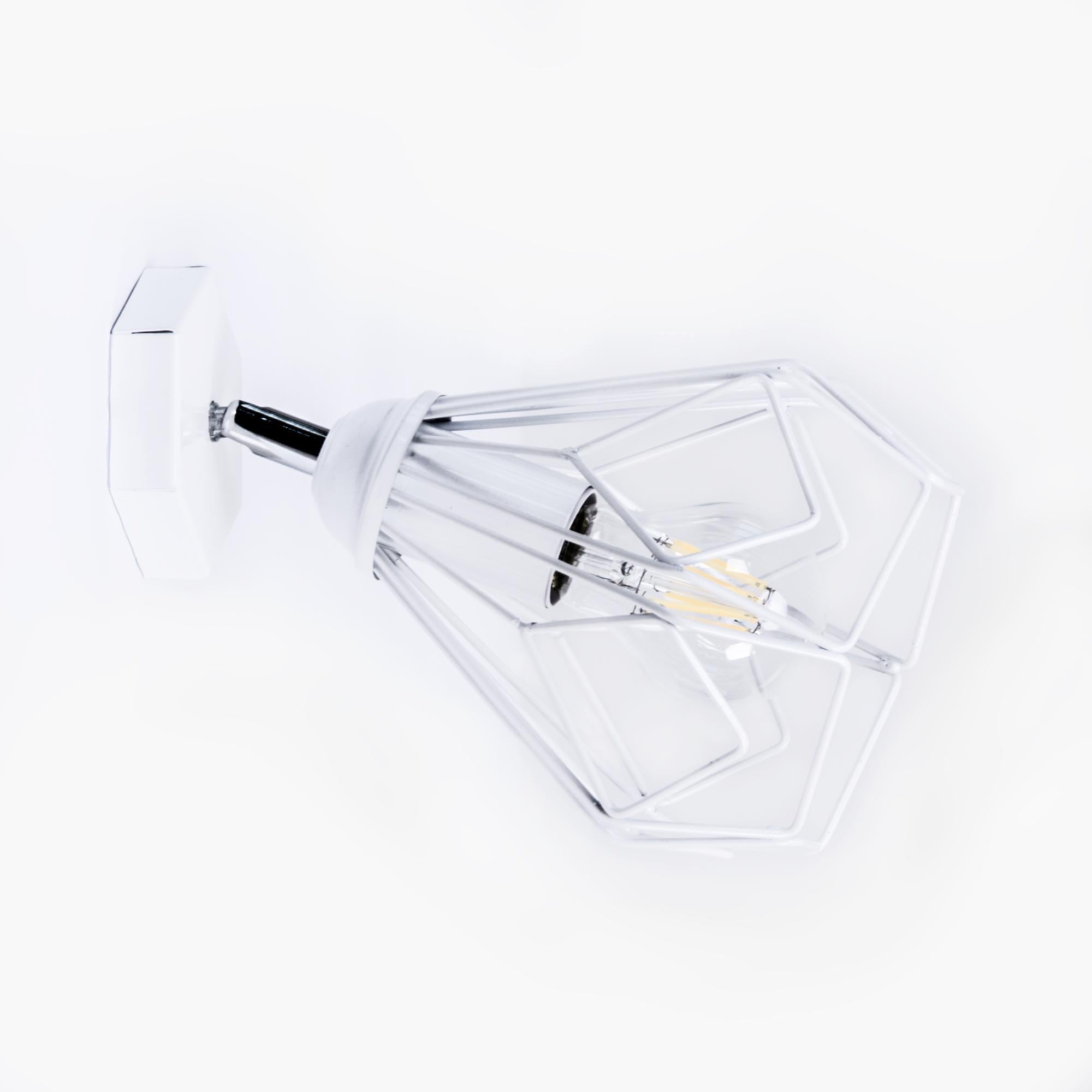 Светильник настенный лофт Bevel W165 Белый (1328)