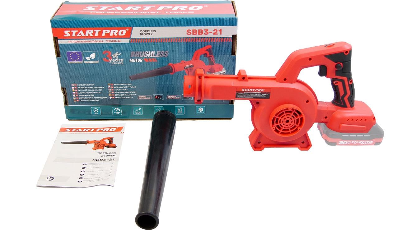 Повітродувка акумуляторна START PRO SBB3-21 (SBB3-21) - фото 8