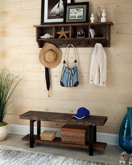 Гарнитур для прихожей из дерева Никоя Капучино (ПИЕ-001509)