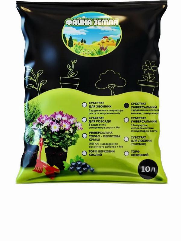 Грунт Файна земля универсальная с кокосом 10 л (32526043)
