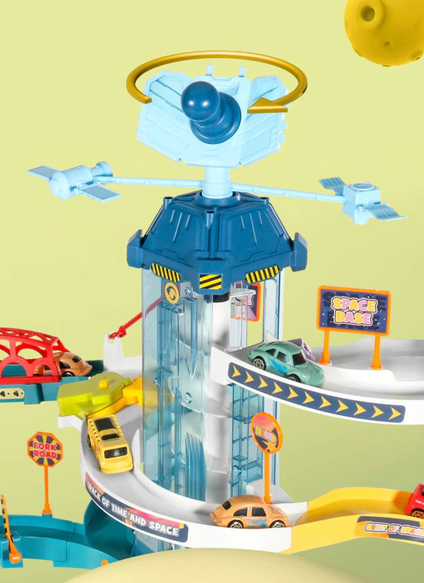 Подвійний паркінг Fun Game Космічна станція та Динопарк 5506A-5507А з автоматичним підйомником та підсвічуванням (2048716764) - фото 7 Подвійний паркінг Fun Game Космічна станція та Динопарк 5506A-5507А з автоматичним підйомником та підсвічуванням (2048716764) - фото 7