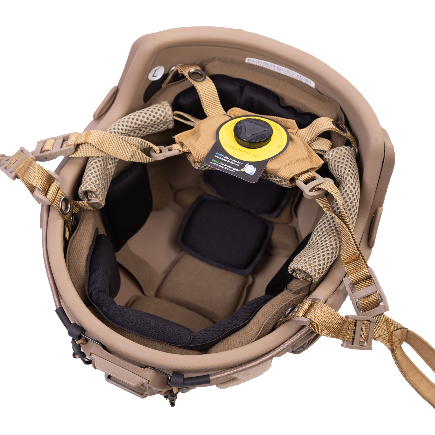 Шолом FAST VELCRO SPECPROM рівень захисту NIJ IIIA L Койот - фото 6 Шолом FAST VELCRO SPECPROM рівень захисту NIJ IIIA L Койот - фото 6