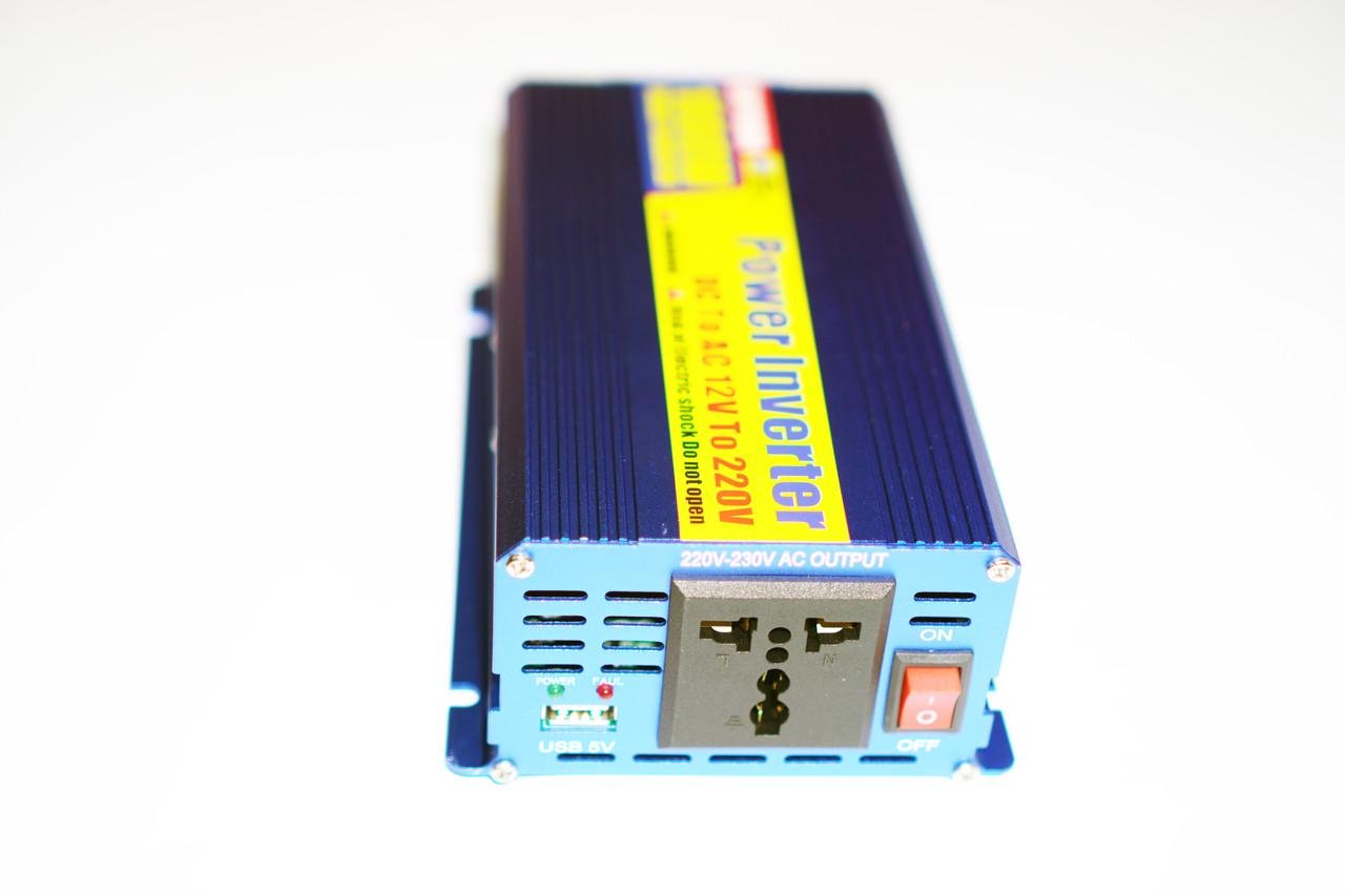 Автомобильный инвертор ERYUAN 1000W DC/AC 12V-220V (17895388) - фото 4