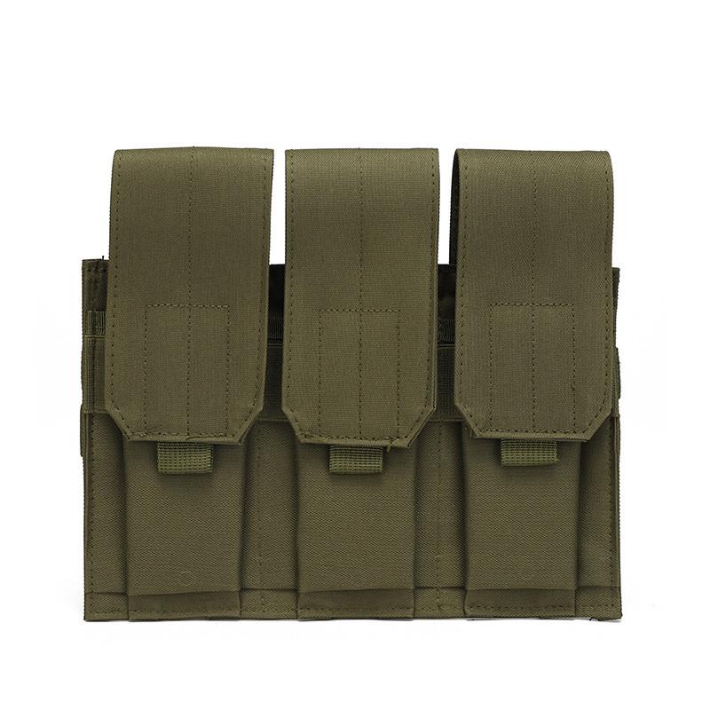 Подсумок закрытый AOKALI Outdoor A40 на 3 магазина Green (2328998645)