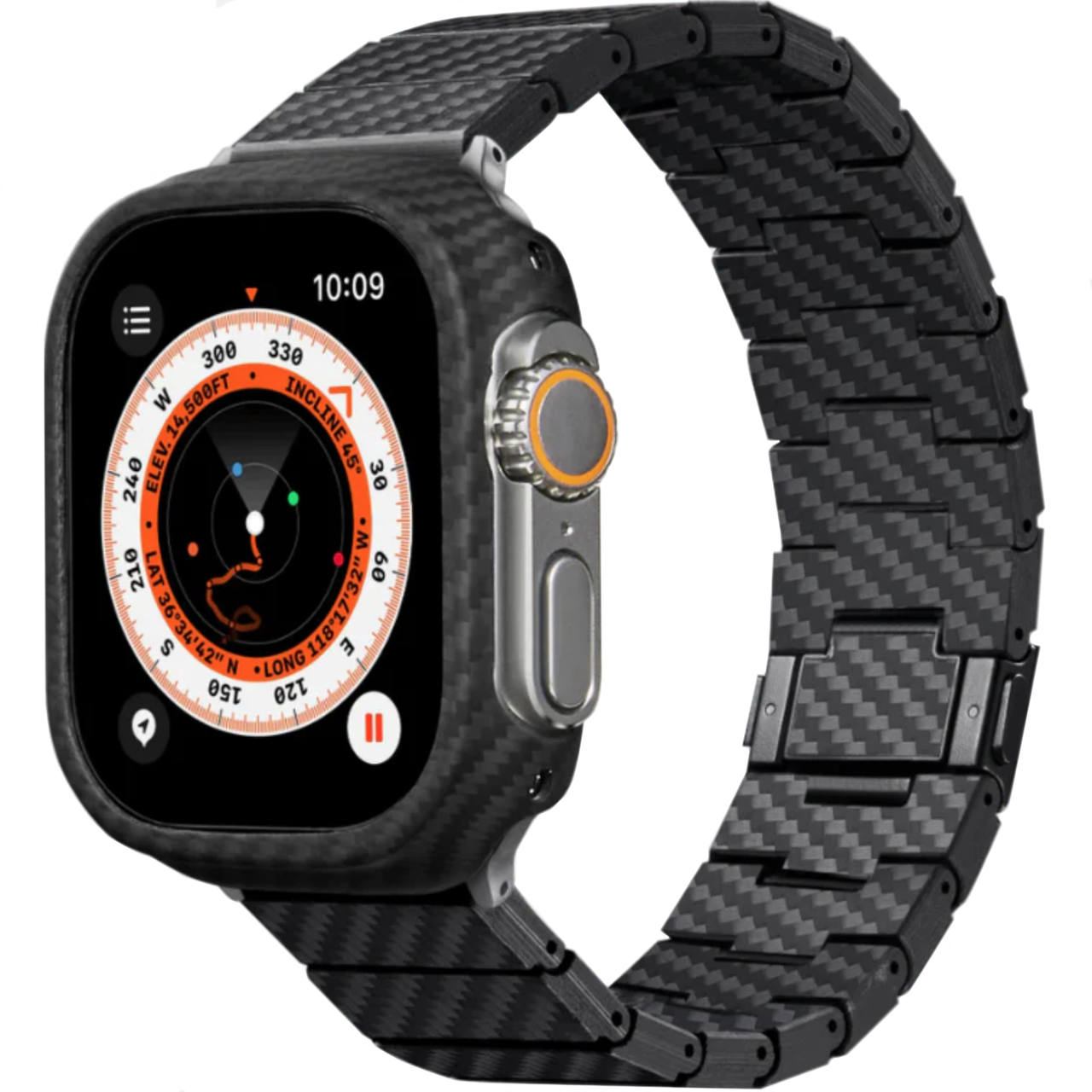 Набір Pitaka Air Case and Modern Carbon Fiber Watch Band for Apple Watch Ultra 49mm(AWB1003, KW3001A)