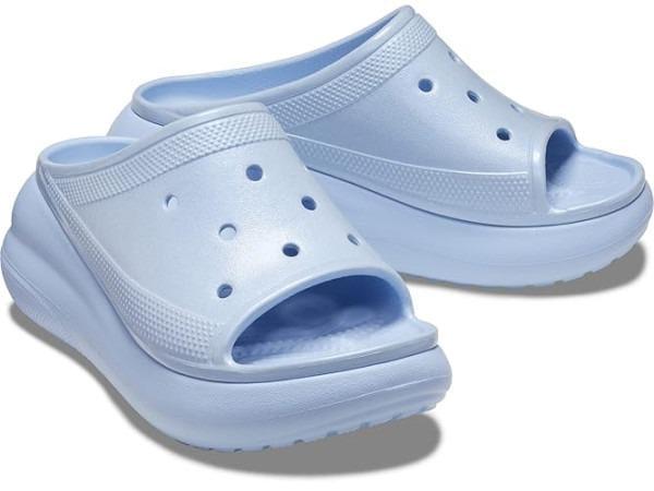 Шлепанцы Crocs Classic Crush Slide 207676 р. M7W9/39/40 25 см Blue Calcite (3caf82f6) - фото 3 Шлепанцы Crocs Classic Crush Slide 207676 р. M7W9/39/40 25 см Blue Calcite (3caf82f6) - фото 3