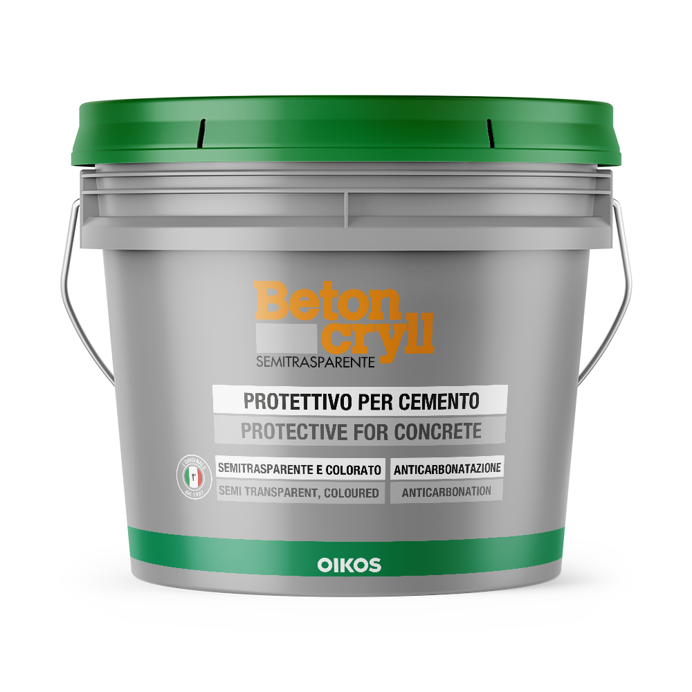 Защитное полупрозрачное покрытие Oikos BETONCRYLL SEMITRASPARENTE 1 л (2493479365)