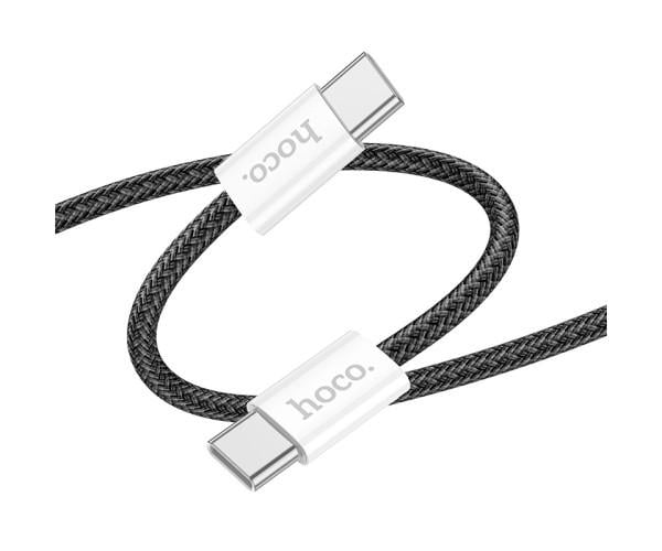 Кабель Data Hoco X104 Source Type-C to Type-C 60W 3A 2 м Black