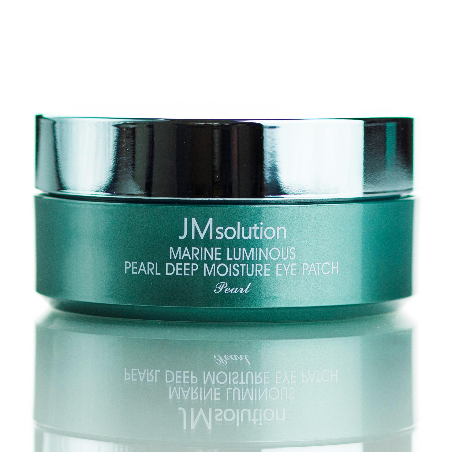 Патчи с морским комплексом гидрогелевые JMsolution Marine Luminous Pearl Deep Moisture Eye Patch 60 шт.