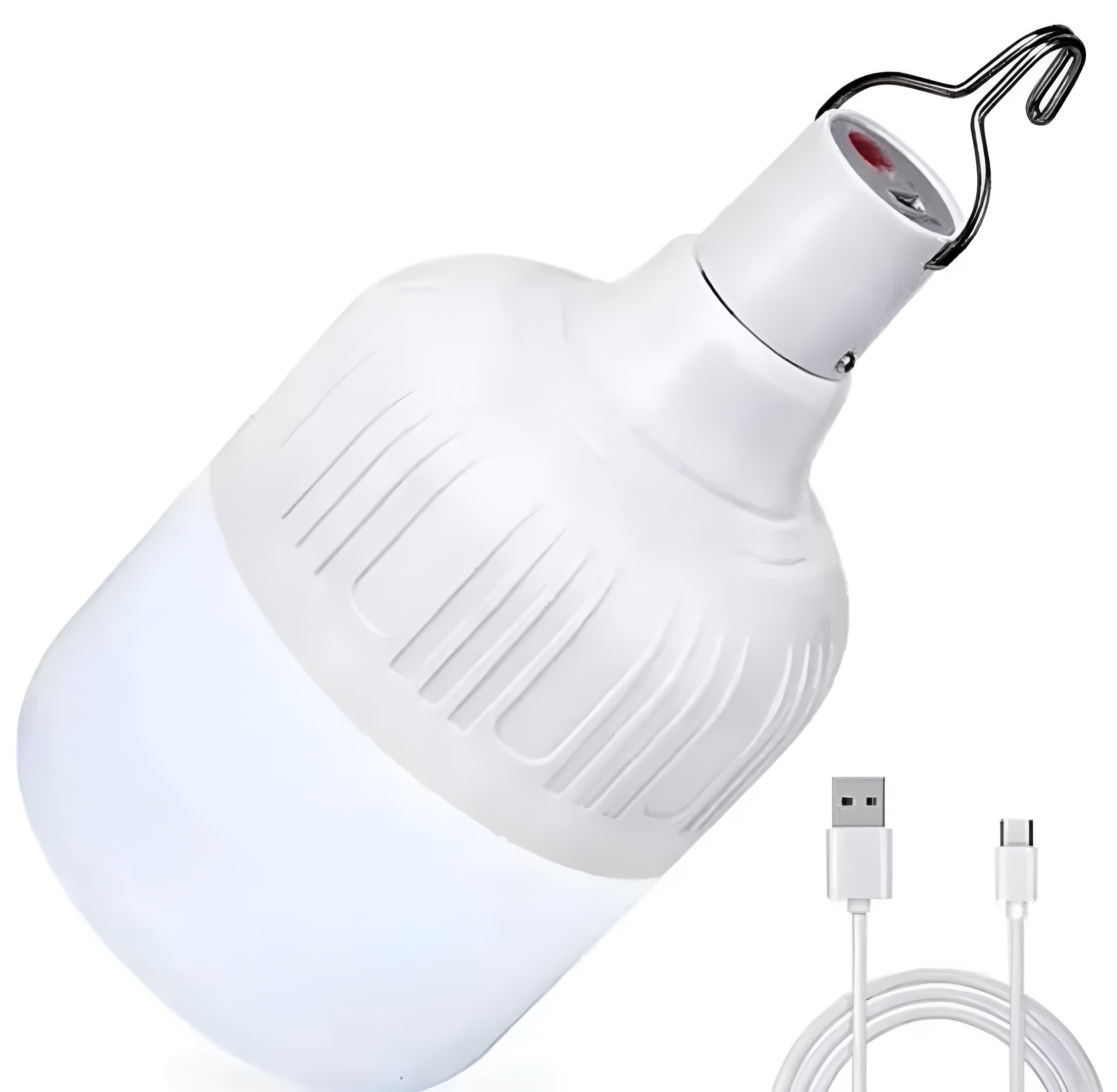 Лампа аккумуляторная Solar BL HY-701 10W для кемпинга на крючке с зарядкой Micro USB