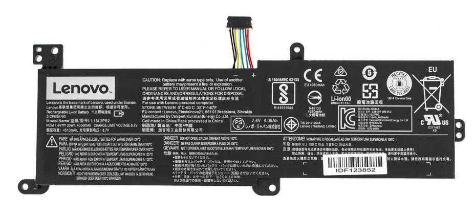 Аккумулятор для ноутбука Lenovo V15-IGL 4000 mAh 75V 30 Wh