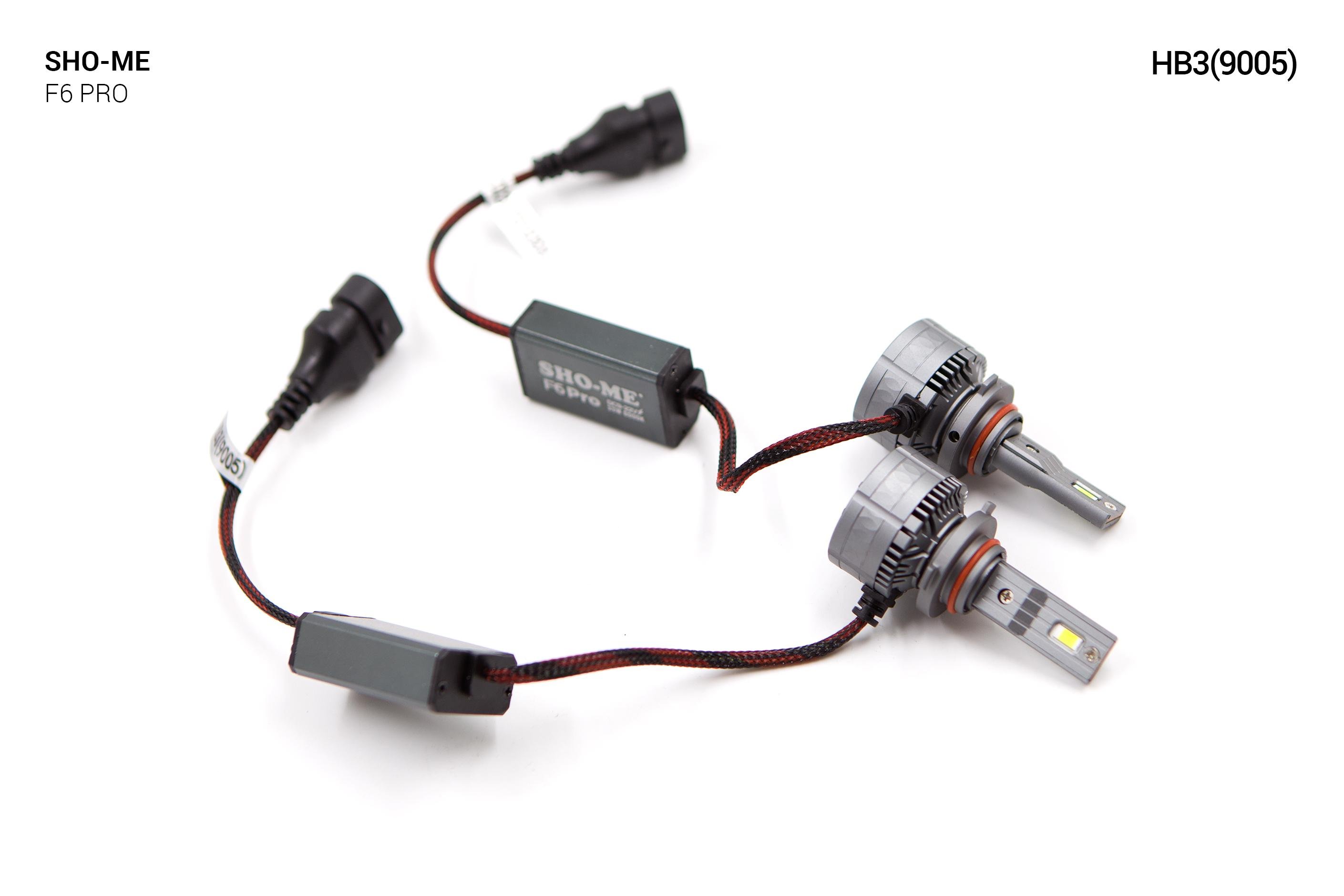 Автолампи Sho-Me F6-Pro 9005 LED 35W 2 шт. - фото 5 Автолампи Sho-Me F6-Pro 9005 LED 35W 2 шт. - фото 5