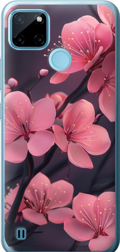 Чехол на Realme C21Y Пурпурная сакура (6075u-2472-42517)