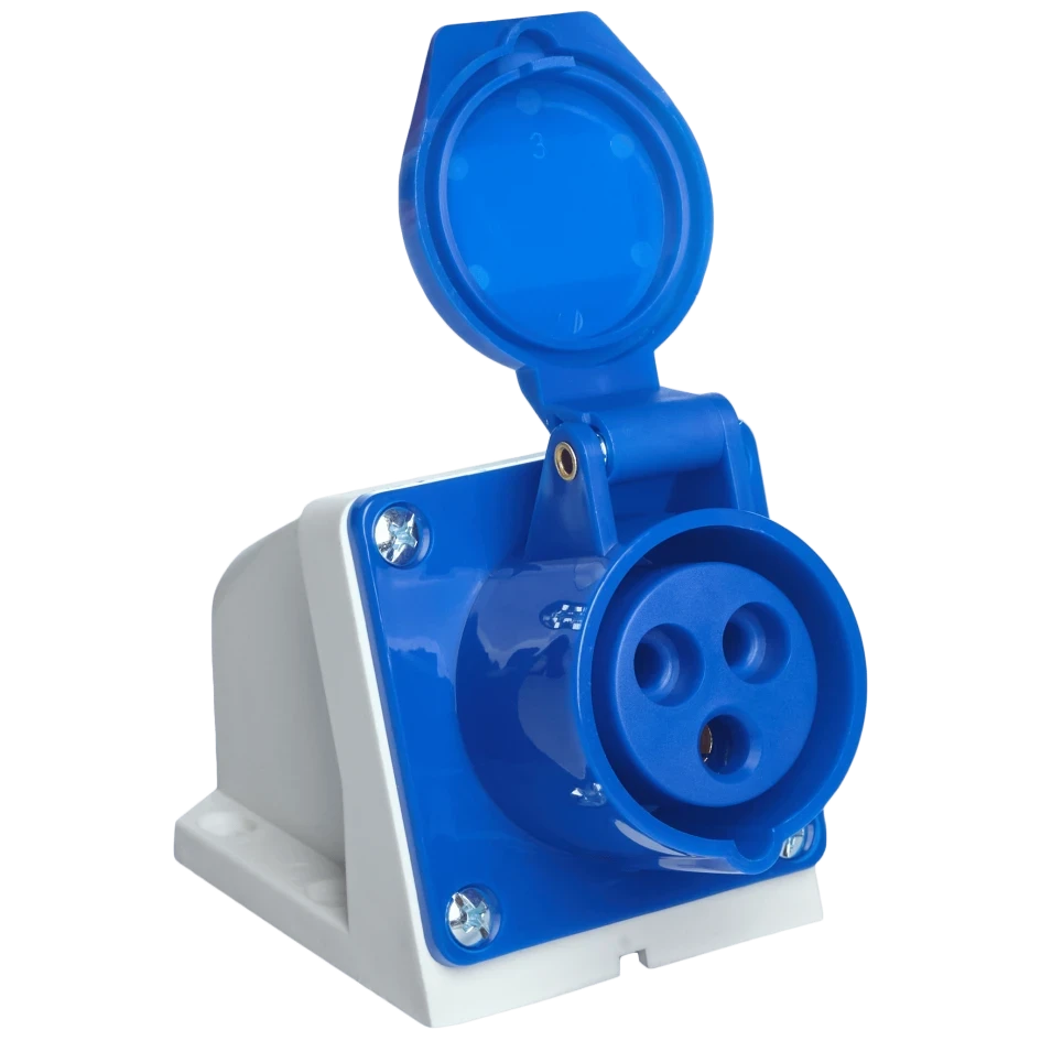 Розетка стаціонарна зовнішня UEA 113 16А 220В 2Р+Е IP44 (2983448201)