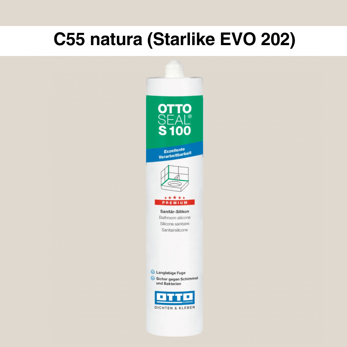 Герметик силиконовый OTTOSEAL S100 С55 (S100C55) - фото 2 Герметик силиконовый OTTOSEAL S100 С55 (S100C55) - фото 2