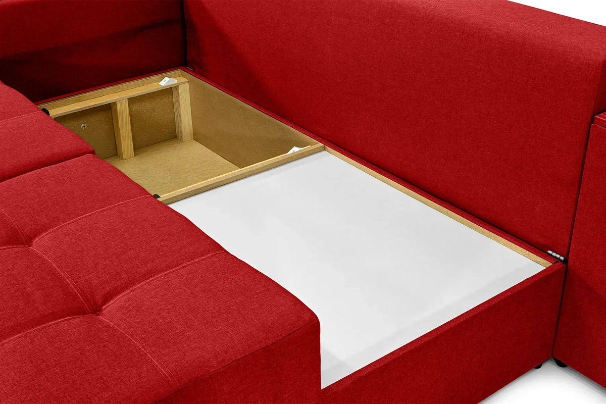 Диван угловой Домино 245х160 см Красный (29557839) - фото 7 Диван угловой Домино 245х160 см Красный (29557839) - фото 7