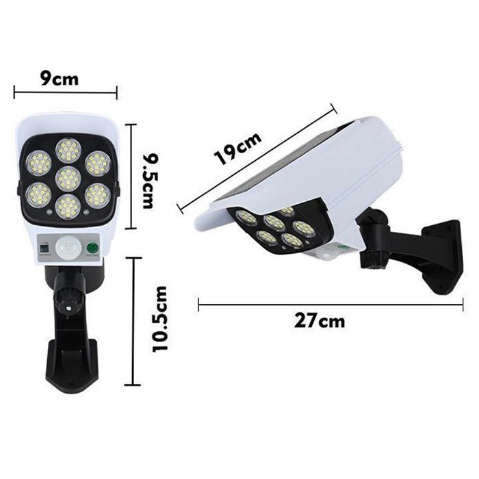 Ліхтар вуличний у вигляді камери Solar Light BL JLP 2178 з пультом - фото 4