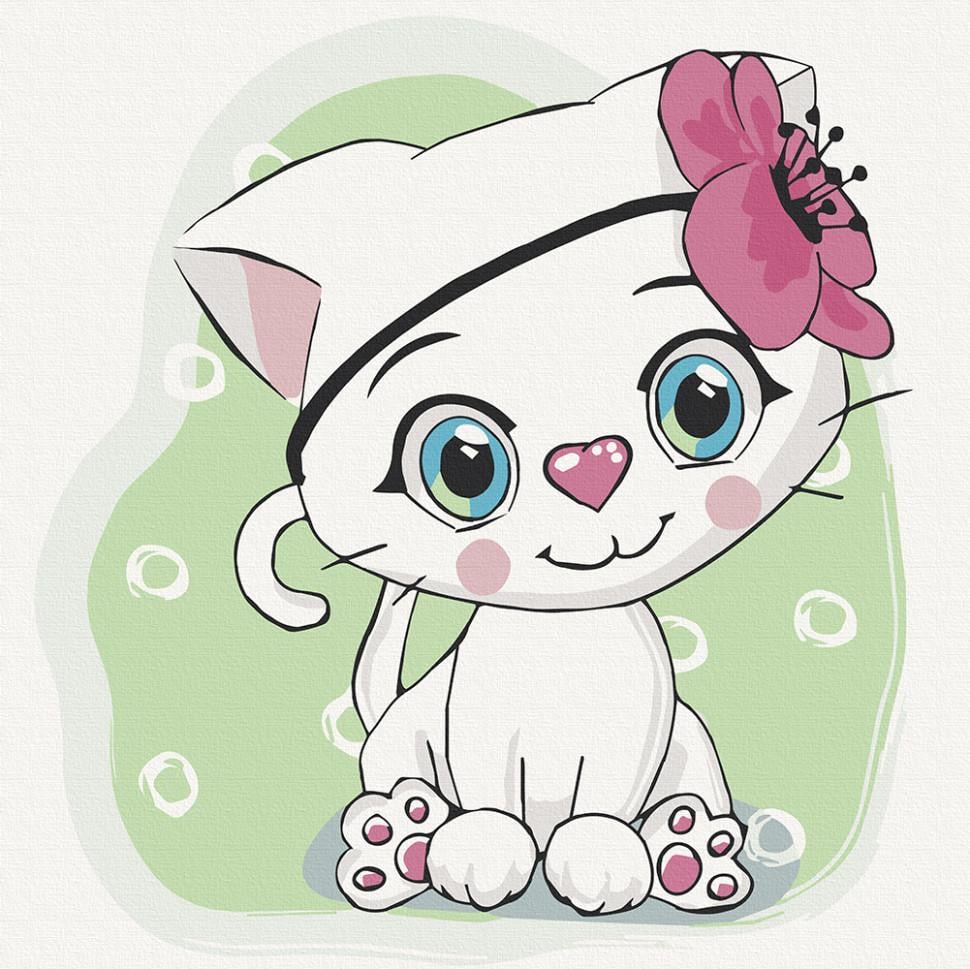 Картина по номерам Art Craft "Киса Белла" 30x30 см (15527-AC)