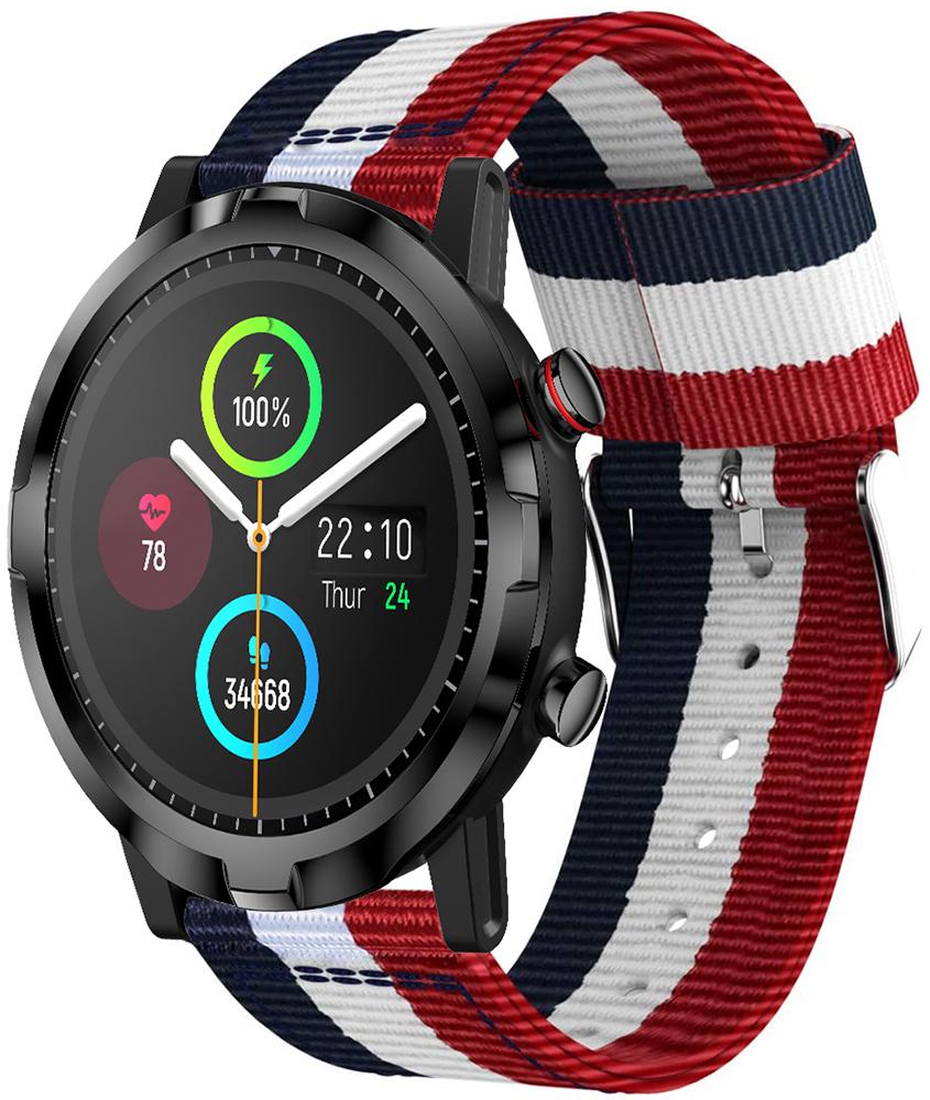 Ремешок тканевый Canvas для Haylou Smart Watch RT LS05S Red/White/Blue (23188) Ремешок тканевый Canvas для Haylou Smart Watch RT LS05S Red/White/Blue (23188)
