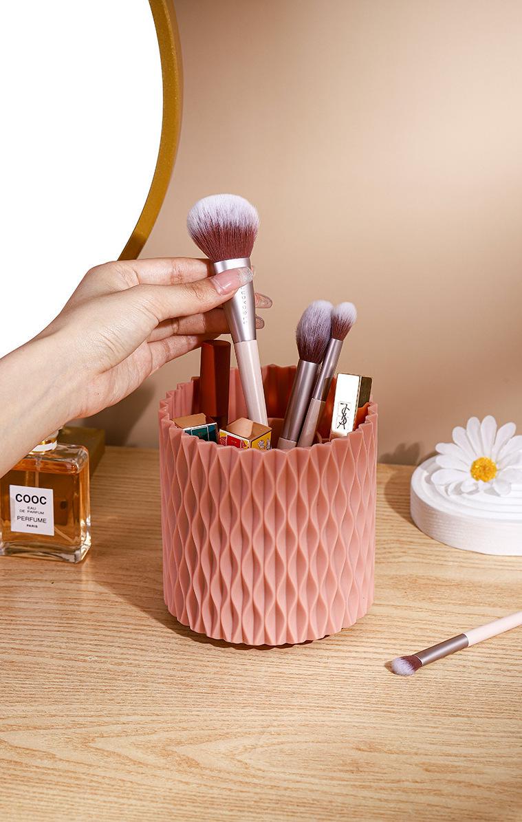 Органайзер для косметики 14408 11,7х11,8 см Розовый (4818468) - фото 4