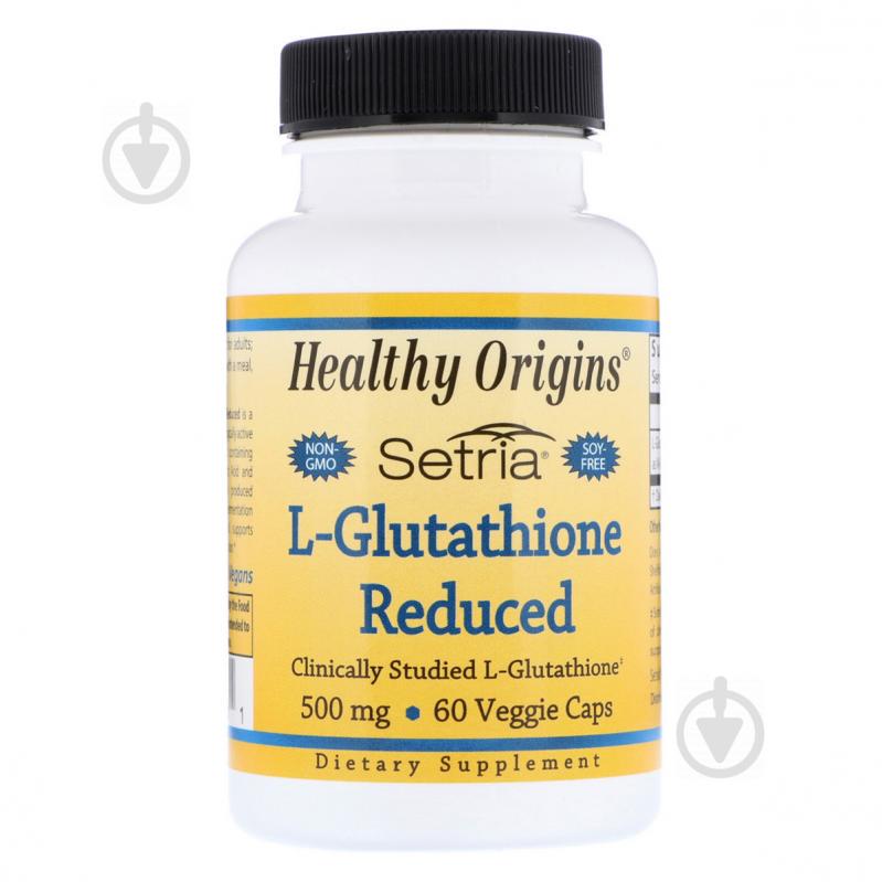 L-Глутатион Healthy Origins Setria 500 мг 60 капсул (HO41336)