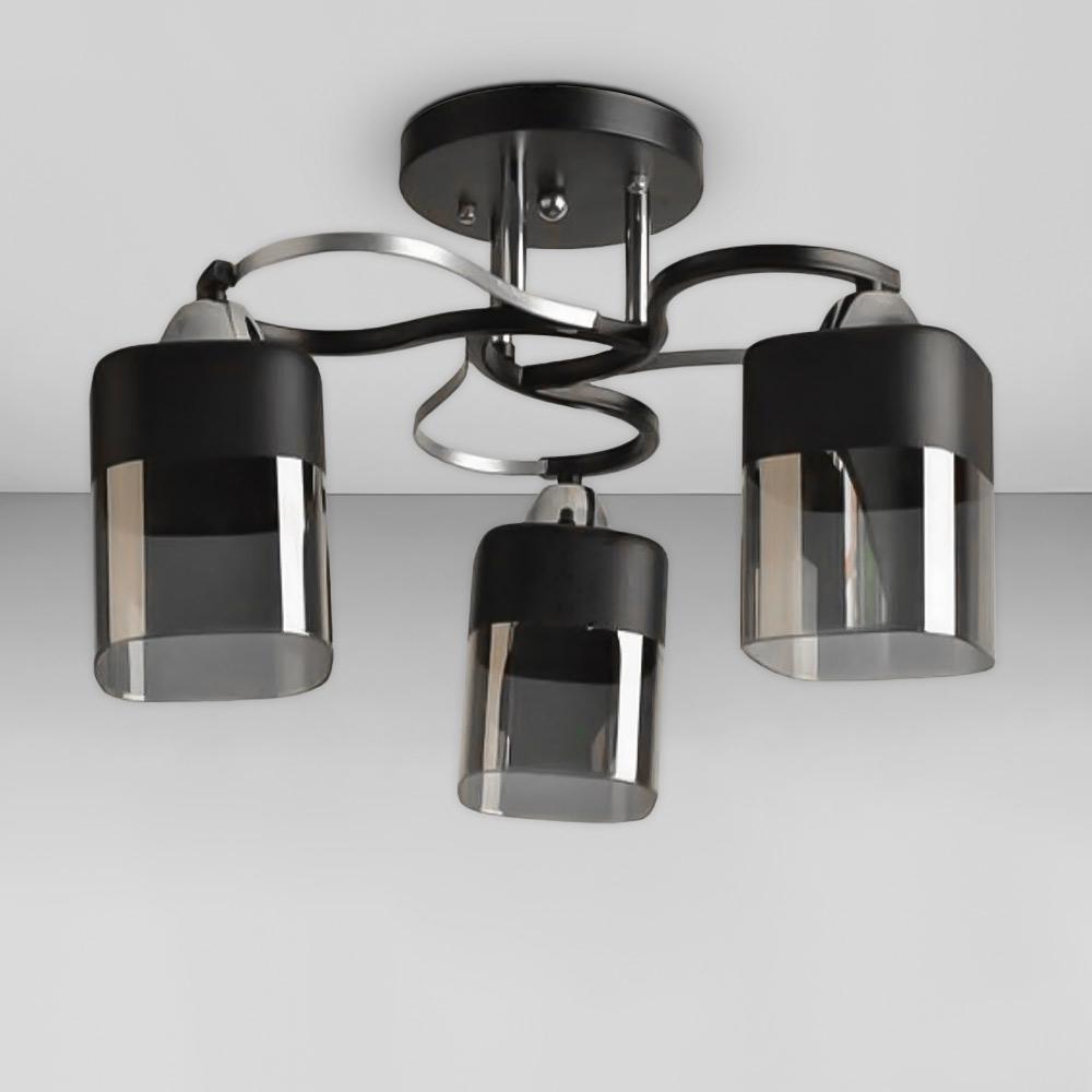 Люстра потолочная Light House SRS-18960/3А Хром/Черный/Серый