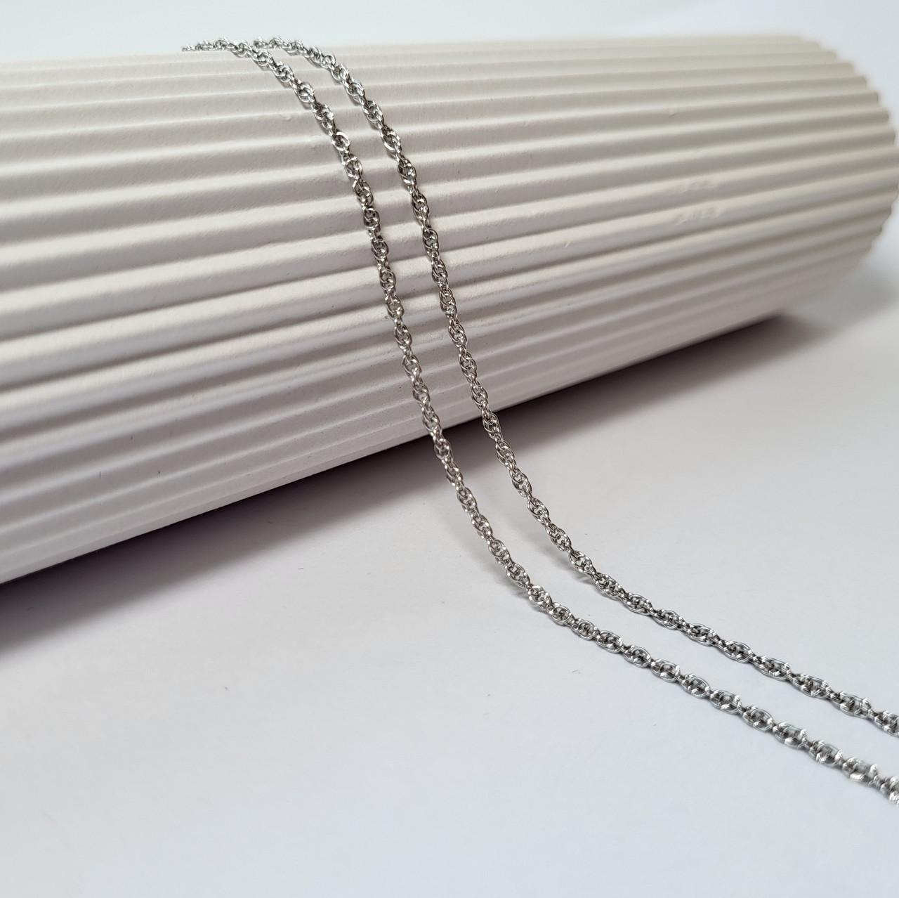 Колье Жгут 45 см 1,5 мм серебряное 925 пробы 2,40 г