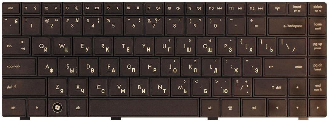 Клавиатура для ноутбука HP Compaq 320/321/325/326/420/421/425 Black Клавиатура для ноутбука HP Compaq 320/321/325/326/420/421/425 Black