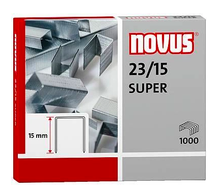 Скобы для степлера NOVUS No 23/15 SUPER (042-0044)