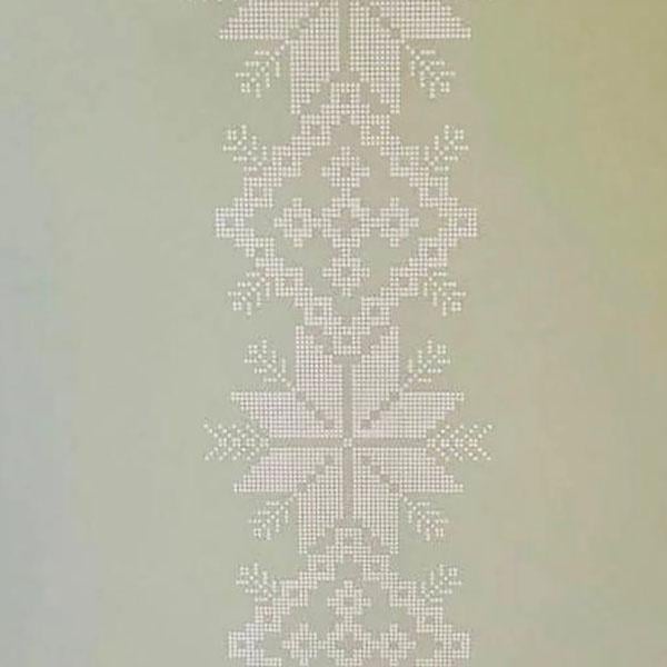 Трафарет DFA Вишиванка для стін та меблів під штукатурку та фарбу 0,3-1 мм (Z00024-d)