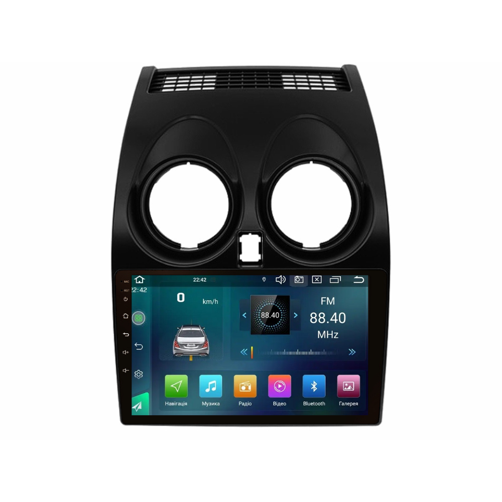 Магнитола штатная CYCLONE C9-007 DSP Carplay 4/64 GB 4G для Nissan Qashqai 2007-2014 г. (AR-81432)