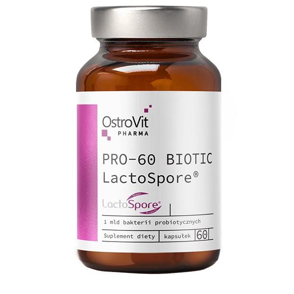 Пробиотик OstroVit Pharma Pro-60 Biotic LactoSpore 60 капсул