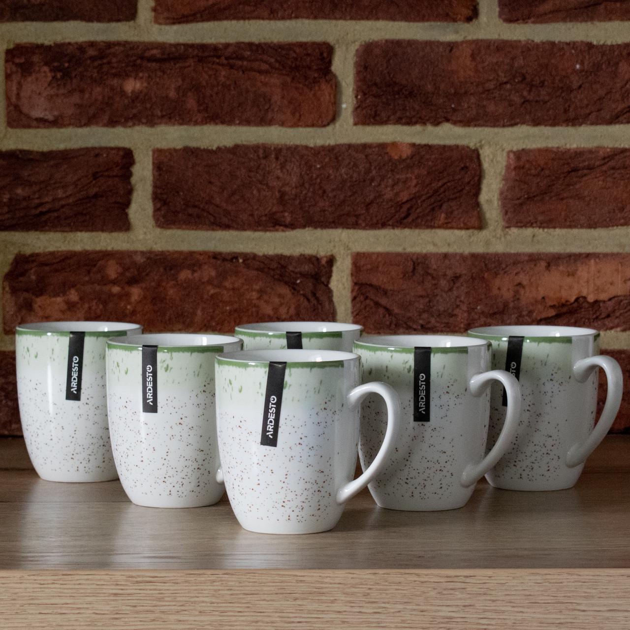 Сервиз Ardesto Siena SWG 27 Бело-Зеленый - фото 7 Сервиз Ardesto Siena SWG 27 Бело-Зеленый - фото 7