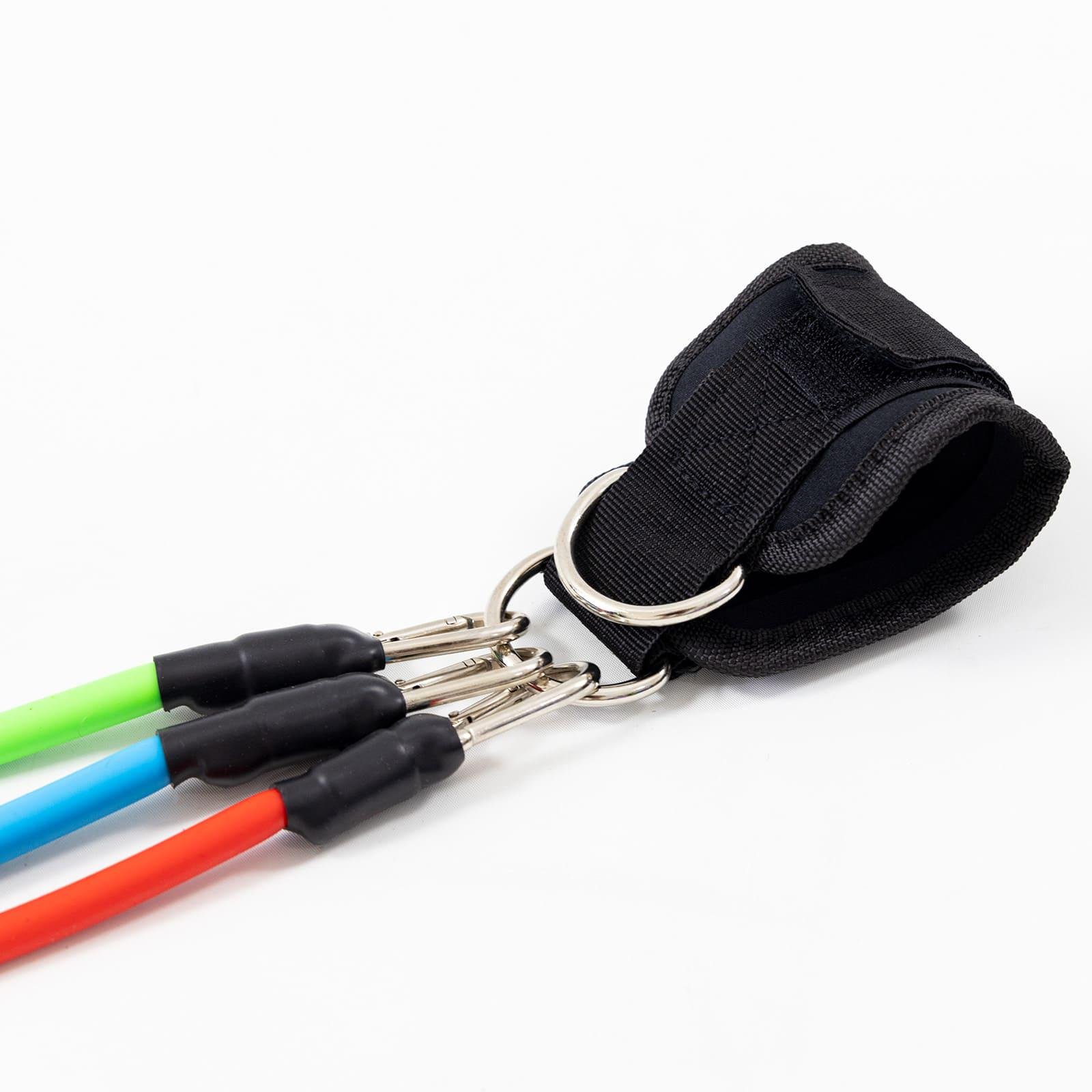 Эспандер латеральный OSPORT трубчатый 3 шт. с манжетой Черный (MS 4612) - фото 4 Эспандер латеральный OSPORT трубчатый 3 шт. с манжетой Черный (MS 4612) - фото 4