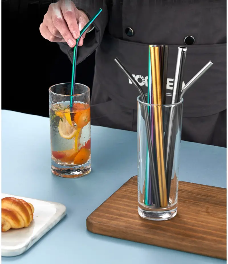 Трубка для коктейлей и напитков нержавеющая сталь Серебристый (30742379) - фото 4 Трубка для коктейлей и напитков нержавеющая сталь Серебристый (30742379) - фото 4