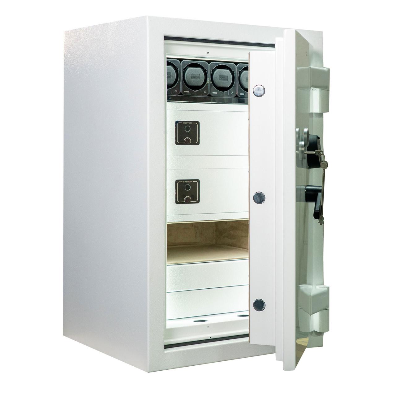 Сейф зламостійкий Griffon CL V.100.K.E FP.AW White - фото 2 Сейф зламостійкий Griffon CL V.100.K.E FP.AW White - фото 2