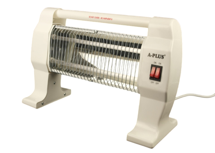 Обогреватель кварцевый A-PLUS электрический 800 Вт (ML-05215) - фото 2 Обогреватель кварцевый A-PLUS электрический 800 Вт (ML-05215) - фото 2