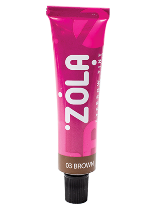 Краска для бровей с коллагеном Zola Eyebrow Tint With Collagen 03 Brown 15 мл Коричневый