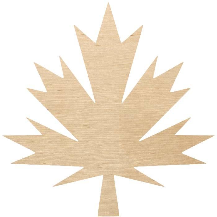 Заготовка из фанеры Кленовый Лист №2 2x2 см (290107093)