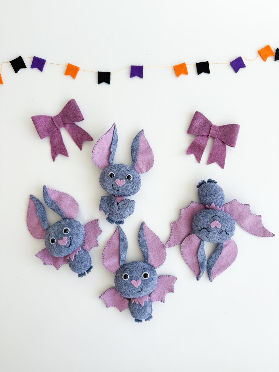 Набор игрушек Летучие мыши 4 шт. (29528514)