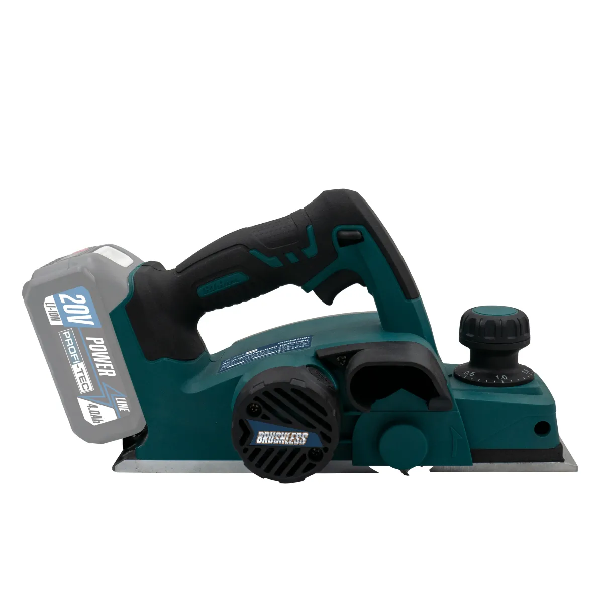 Рубанок аккумуляторный 20V PROFI-TEC PCP8220BL без аккумуляторов и зарядного устройства (006287) - фото 5