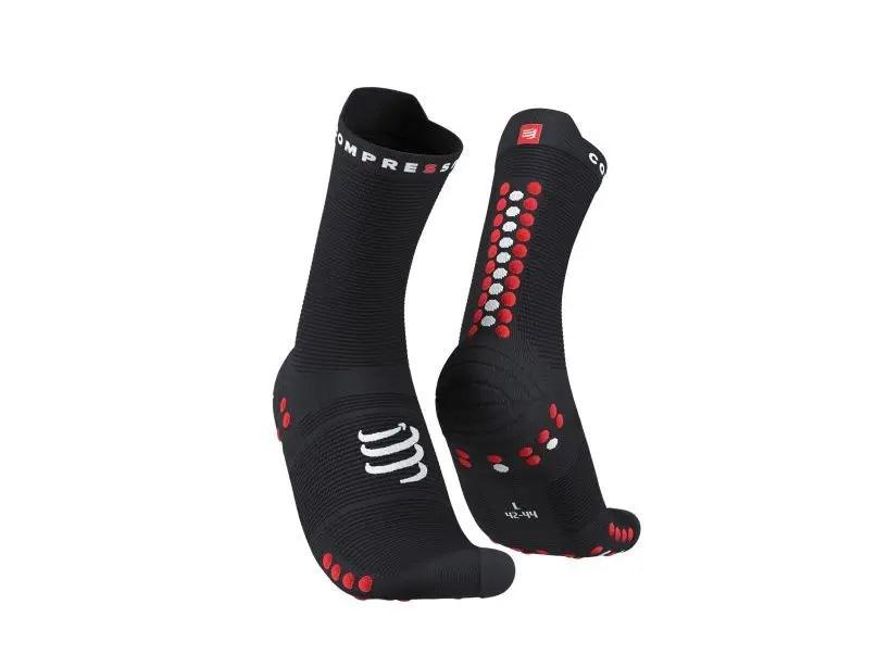 Носки спортивные компрессионные Pro Racing Socks V4.0 Run High T1 р. 36-39 Black/Red (12333603)